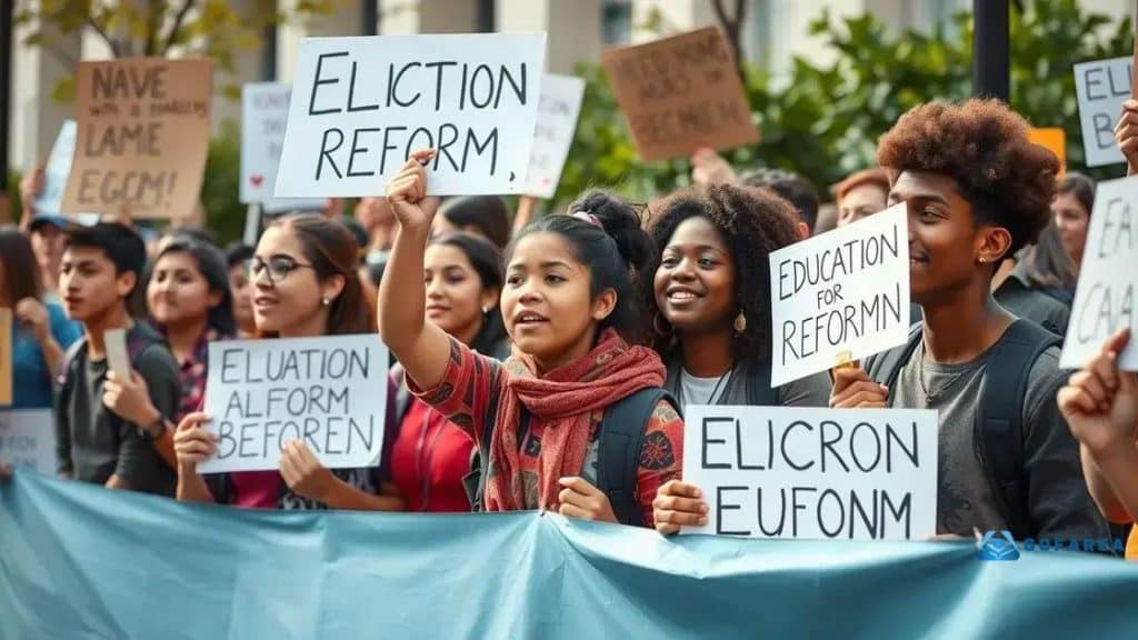 Education policy protests: voices of change in action