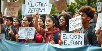 Education policy protests: voices of change in action