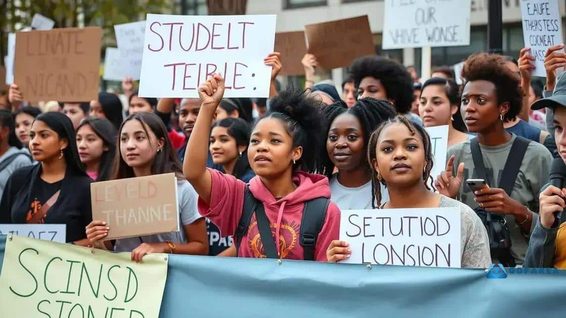 Key figures in recent student movements