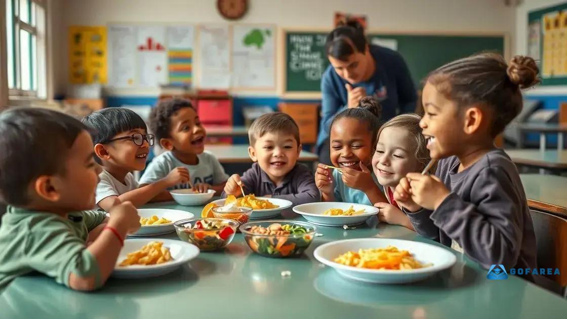 Benefits for children and schools