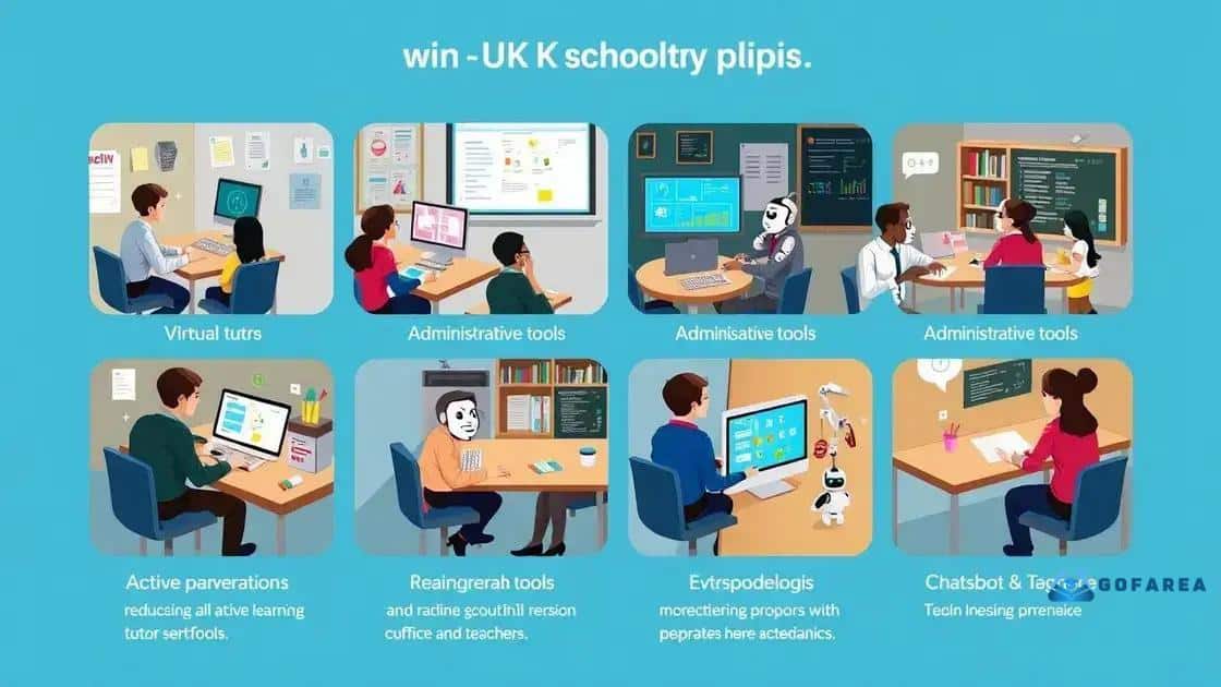 Case studies from UK schools using AI