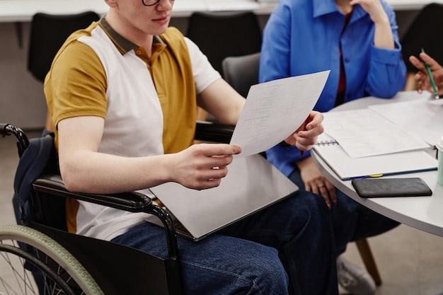 A close-up shot of official government documents related to disability benefits in the AE, highlighting key terms and phrases. The image should convey a sense of professionalism and official recognition.