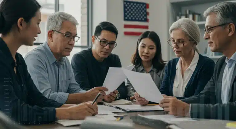 Citizens collaborating on a 2026 public service action plan