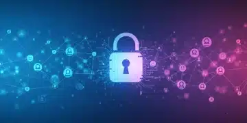 Digital lock icon symbolizing enhanced data security and privacy in 2026