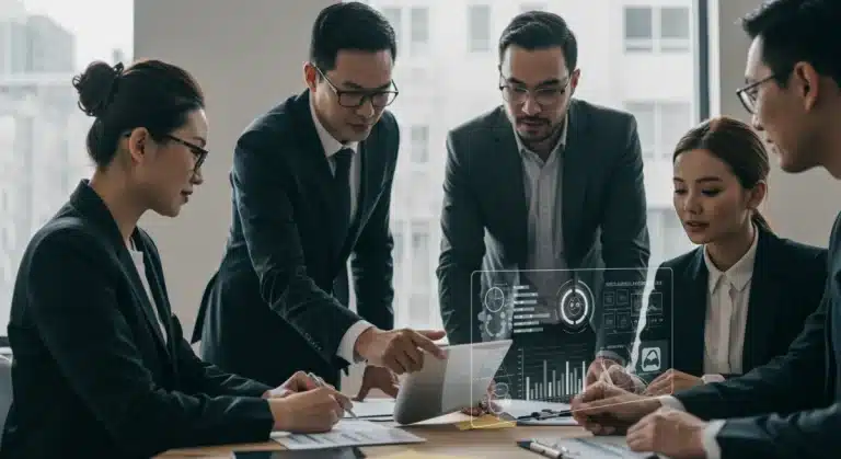 Professionals discussing new employee overtime rules effective 2026