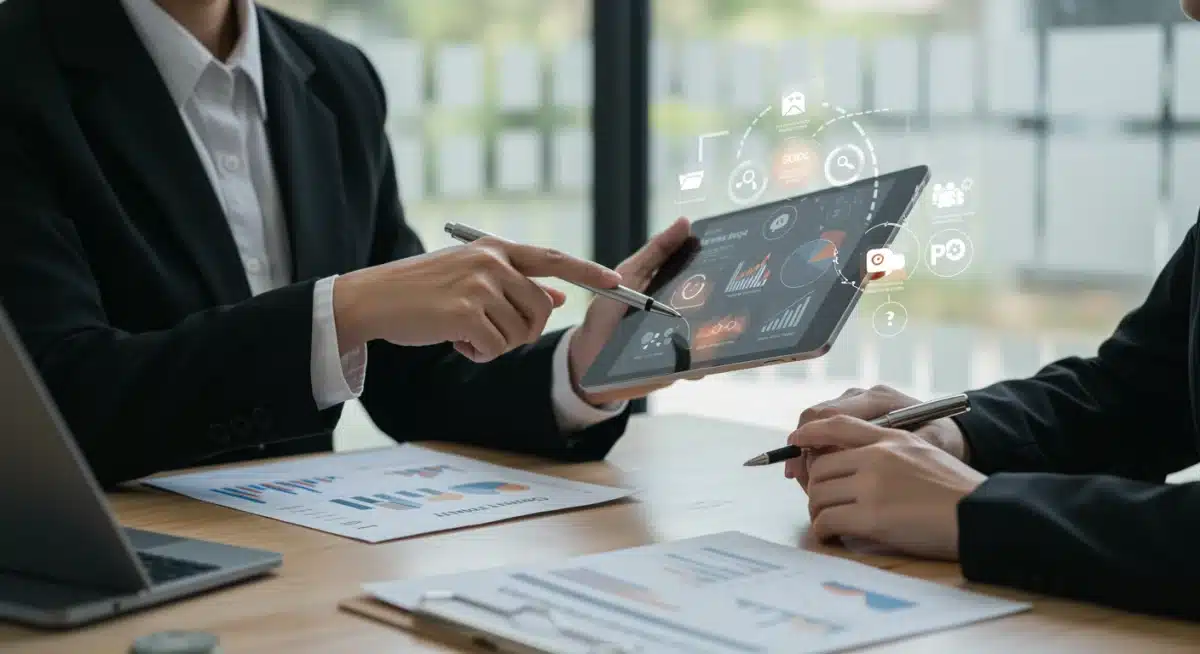 Financial advisor discussing tax strategies with client