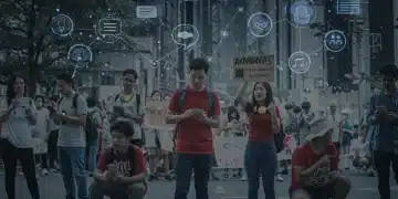 Free Speech Rights 2026: Online & Offline Expression Illustration of free speech rights in 2026, showing online and offline expression