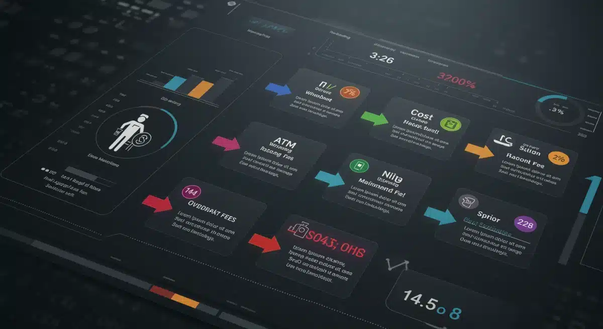 Infographic showing various hidden banking and investment fees