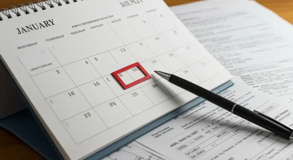 Secure 2026 Retirement: January Deadline Checklist