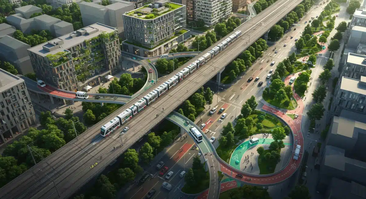 Urban transportation network smart city integration