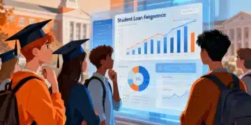 Students analyzing 2026 student loan forgiveness data and eligibility