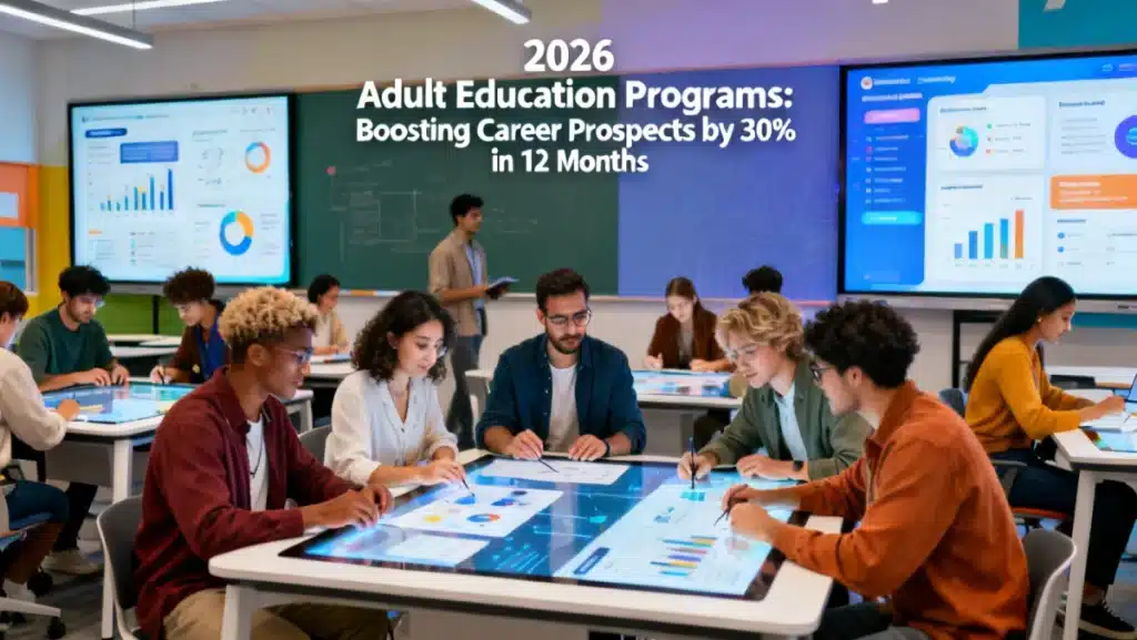 2026 Adult Education Programs: Boost Your Career by 30% in 12 Months