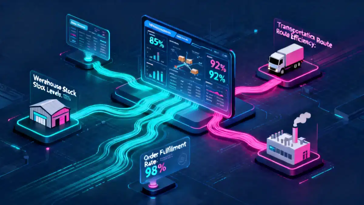 Data analytics optimizing supply chain logistics