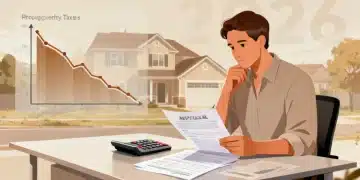 Homeowner reviewing property tax documents for 2026 assessment