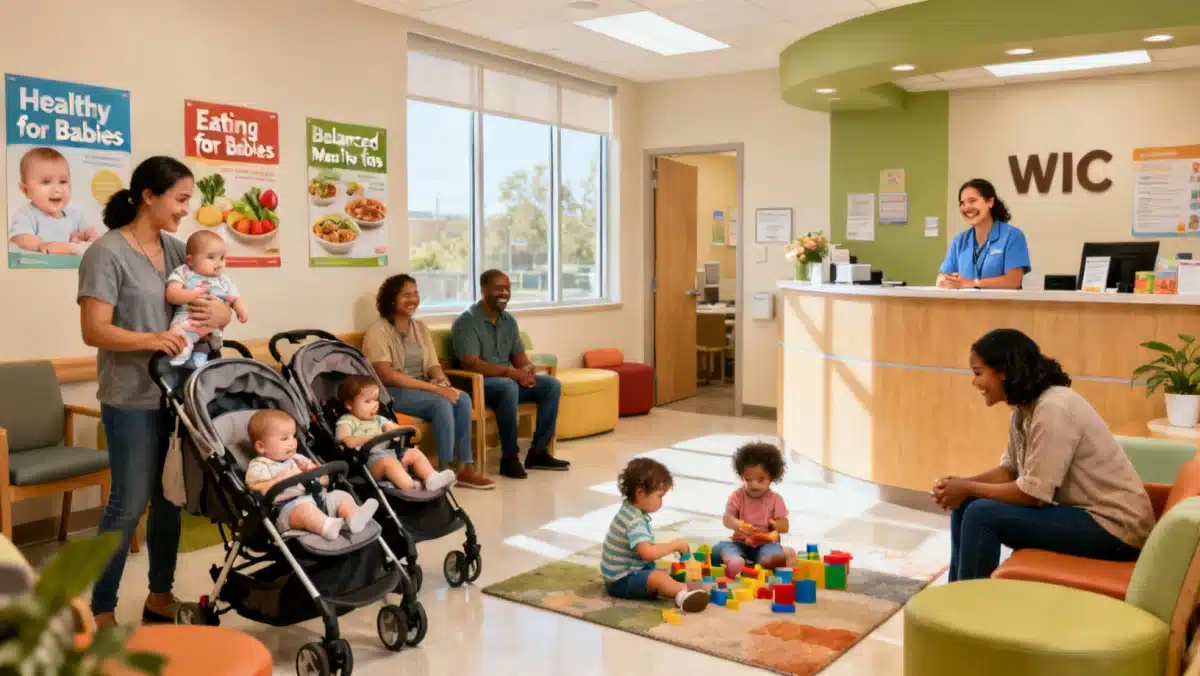 WIC clinic families receiving support