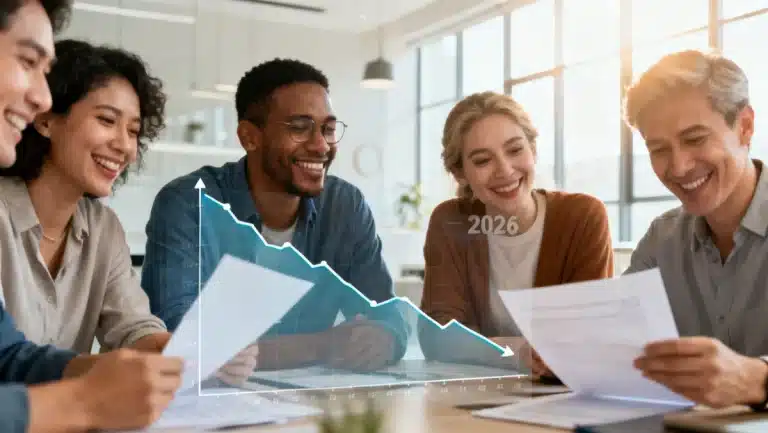Smiling individuals benefiting from increased ACA subsidies in 2026