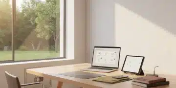 Digital home inventory system on a tablet and laptop, symbolizing organized asset protection.