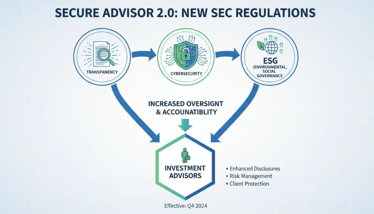 Infographic detailing key components of 2026 SEC regulations