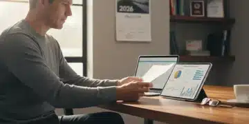 Optimize Your 2026 Retirement Portfolio: Limits & Strategies for U.S. Citizens Financial advisor helping a client optimize their retirement portfolio for 2026 with new contribution limits and investment strategies.