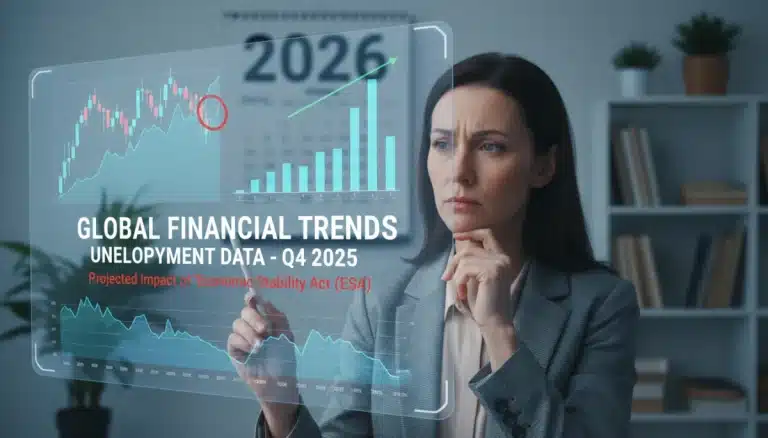 Person analyzing 2026 unemployment benefits financial impact on screen