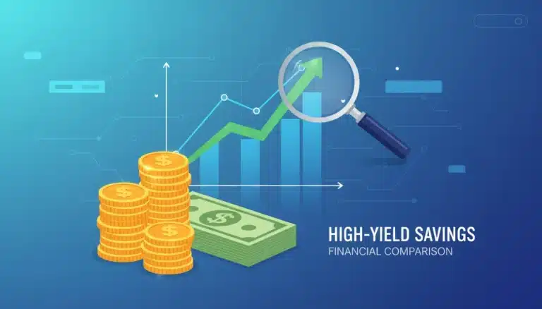 Illustration of growing savings with high-yield accounts